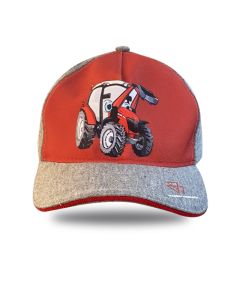 Boné Infantil 5 Gomos 2022 - Massey Fergusson - Cinza