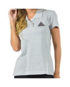 Camisa Polo Feminina - Massey Fergusson - Cinza Mescla