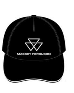 Boné Brim Leve - Massey Fergusson - Preta