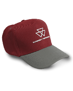 Boné Vermelho com Aba - Massey Fergusson – Cinza