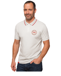 Camisa Polo Masculina - Massey Fergusson - Branca